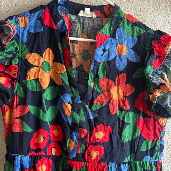 Entro Colorful Floral Midi Dress - Picture 2 of 4